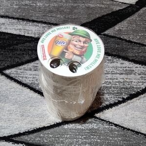 2007 RARE MILLER LITE BEER FINGER- LEPRECHAUN COLLECTIBLE 4" ROUND 100 COASTERS